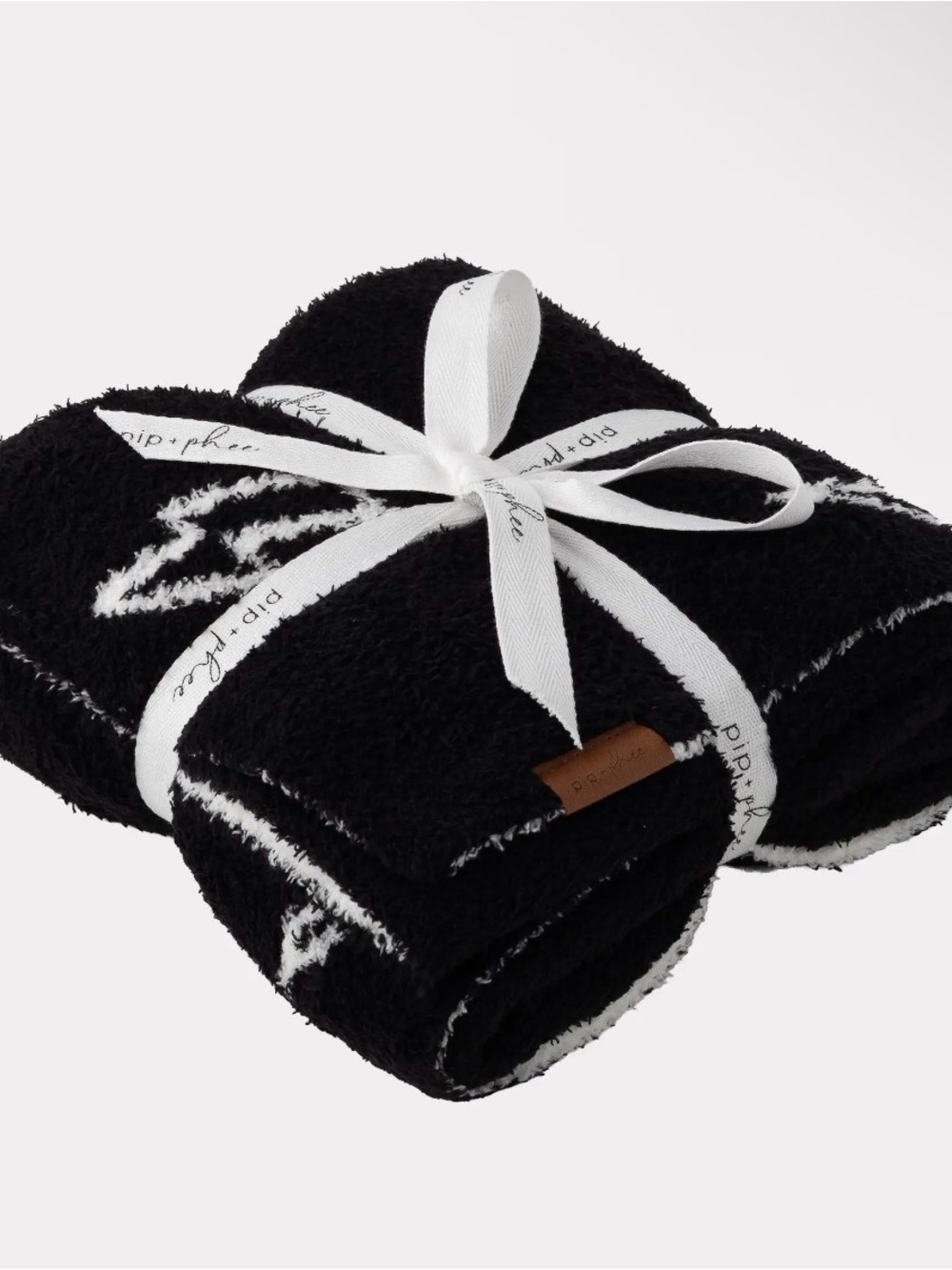 Plush Toddler blanket in Lightning print- Pip & Phee